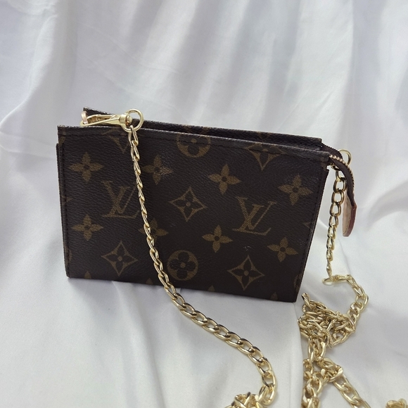Authentic Vintage Louis Vuitton Mini Pouch Crossbody Conversion Kit - Picture 3 of 14